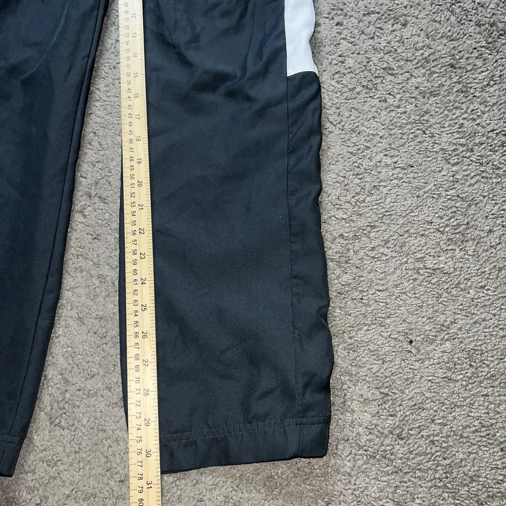 Y2K Nike Dri Fit Black Rivalry Track Pants Men's‎ Large Baggy